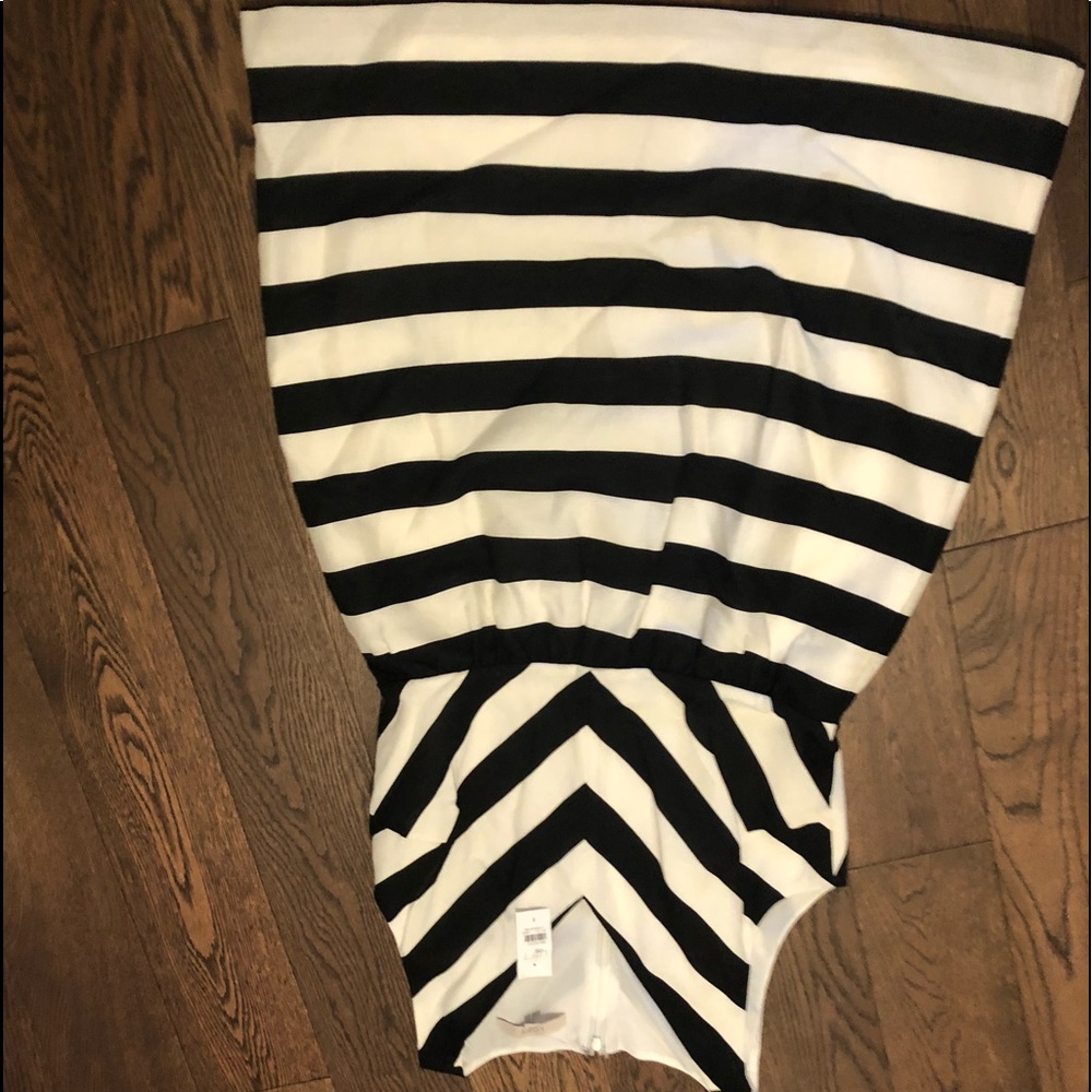 Black and white Loft dress